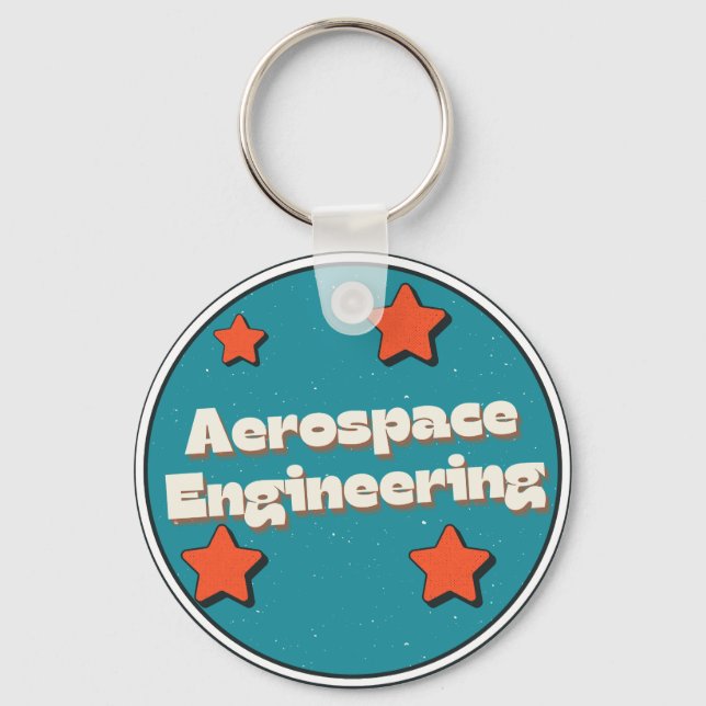  Aerospace Engineering Keychain (Front)