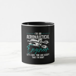 Aerospace I'm An Aeronautical Engineer Rocket Mug