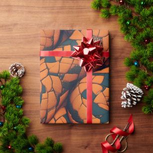 Aesculapian Snake Mosaic Colourful Pattern Wrapping Paper