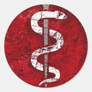 Aeskulap Natter Medical doctor 02-2014 A. png Classic Round Sticker