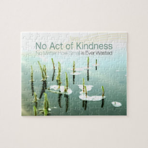 Aesop Inspirational Quote "Kindness" Jigsaw Puzzle