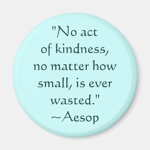Aesop Kindness Quote Magnet