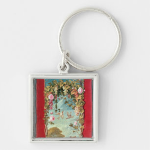 Aesop's fable The Fox and the Grapes Keychain