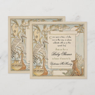 Aesop's Storybook Baby Shower Invitations