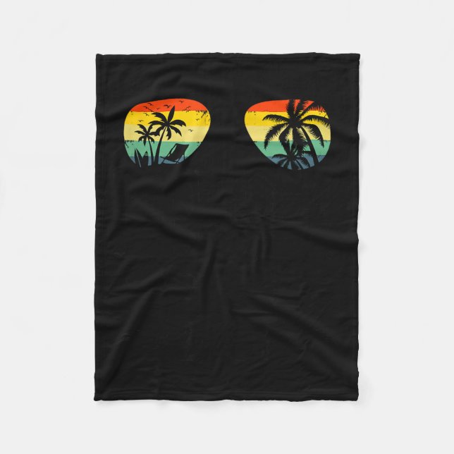 Aesthetic 2026 Spring Break Friends Family Matchin Fleece Blanket (Front)