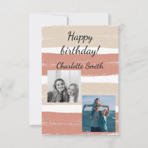 aesthetic american football thank you card
