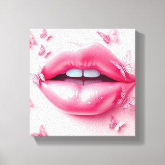 Aesthetic Art Stickers – Stylish Laptop & Planner Canvas Print