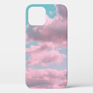Aesthetic background with beautiful turquoise sky  iPhone 12 case