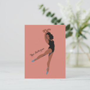 Aesthetic Ballet Dancer Postcard