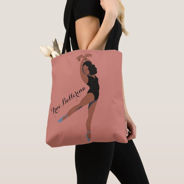 Aesthetic Ballet Dancer  Tote Bag (Close Up)
