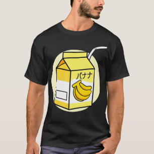 Aesthetic Banana Milk Japanese Otaku  T-Shirt
