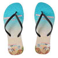 Aesthetic Beach Summer Mens Flip Flops