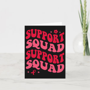 Aesthetic Blood Cancer Awareness Support Squad Mat Card