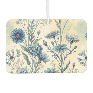 Aesthetic Blue Wildflowers Air Freshener