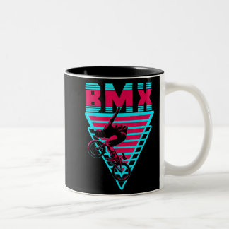 Aesthetic BMX Freestyle Biking Stunts Two-Tone Coffee Mug
