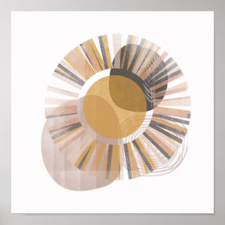 Aesthetic Bohemian Watercolor painting,  Poster