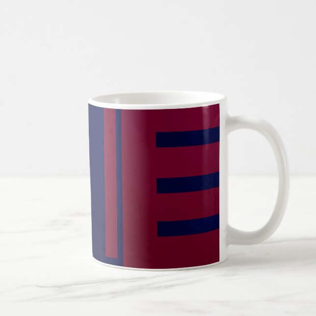 Aesthetic Bright Gradient Pattern Coffee Mug (Right)