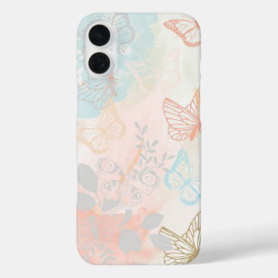 Aesthetic Butterflies iPhone 16 Plus Case