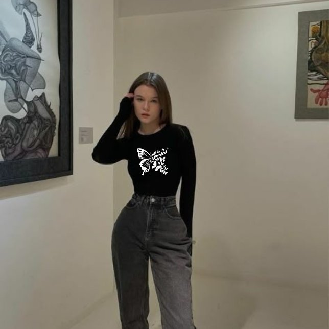 Aesthetic Butterfly Minimalist Dispersal T-Shirt (Creator Uploaded)