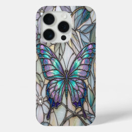 Aesthetic Butterfly Mosaic iPhone 15 Pro Case