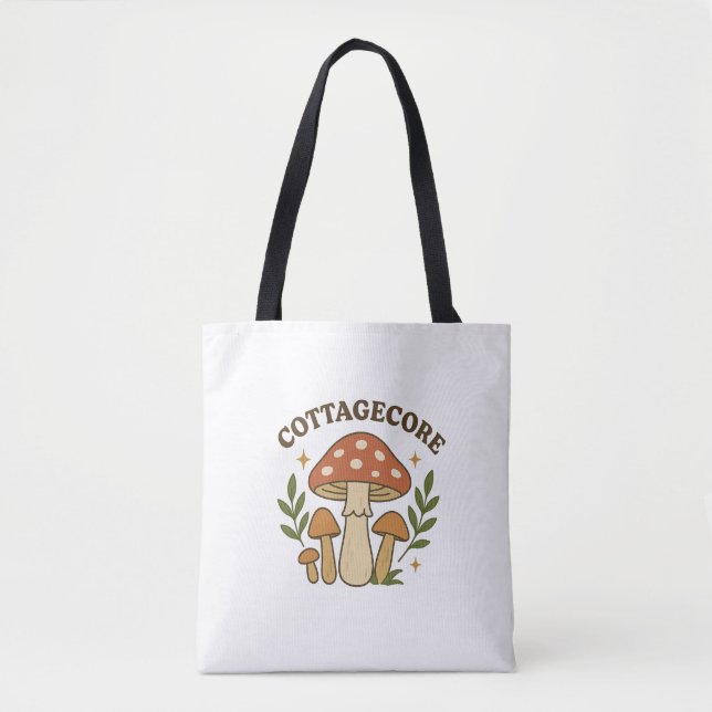  Aesthetic Canvas Tote Bag (Front)
