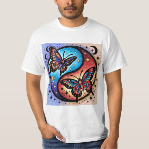 Aesthetic Celestial Butterfly Galaxy T-Shirt