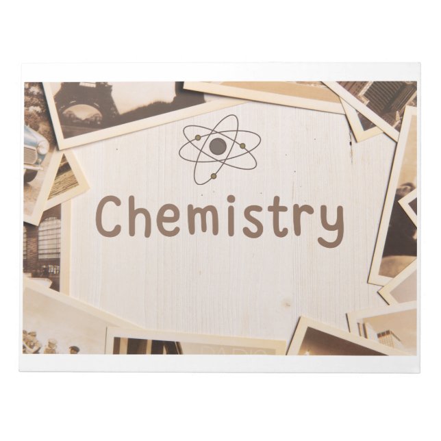 Aesthetic Chemistry Notepad (Front)