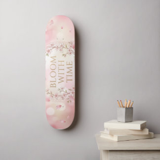 Aesthetic Cherry Blossom Skateboard -