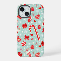 Aesthetic Christmas Pattern Candy
