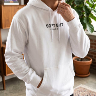 Aesthetic Clean Typography Pullover Sweatshirt