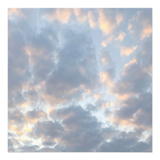 Aesthetic Clouds Photo Enlargements Print (Front)