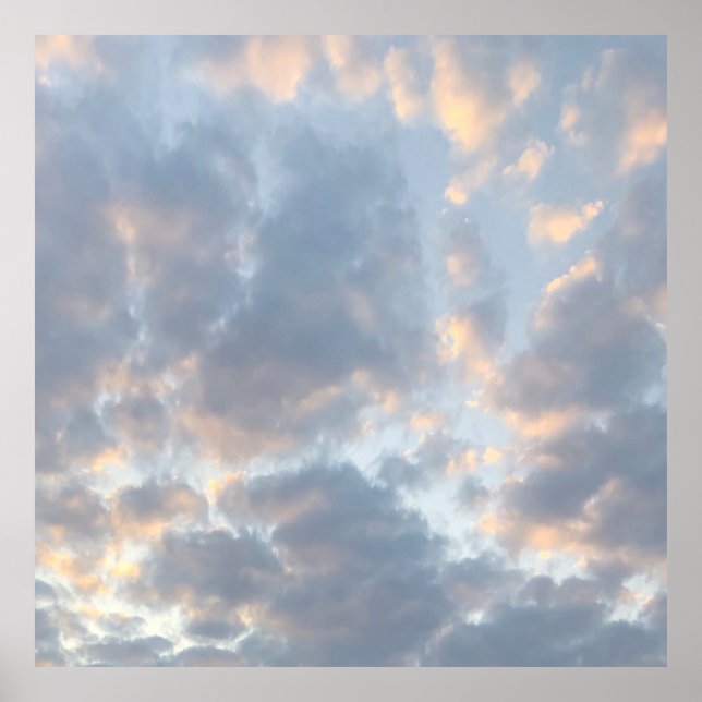 Aesthetic Clouds Prints,Posters Poster (Front)