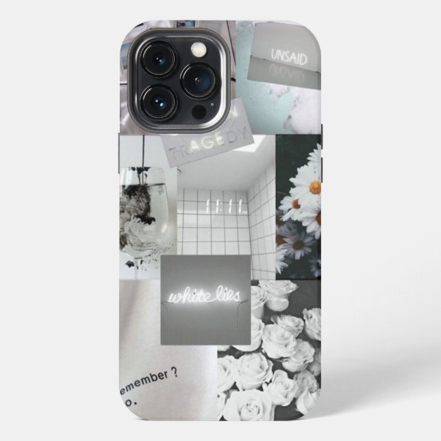 Aesthetic Collage Wallpaper iPhone Case (Back)