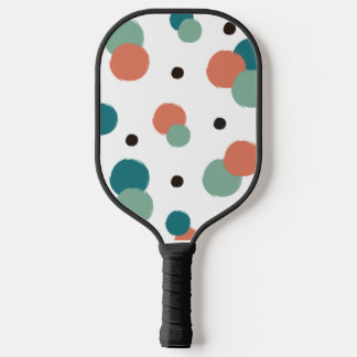 Aesthetic Colourful Dots Pickleball Paddle