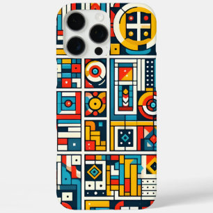 Aesthetic Colourful Geometric Pattern iPhone 16 Pro Max Case