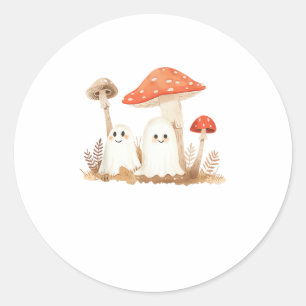 Aesthetic Cottagecore Goblincore Mushroom Cute Spo Classic Round Sticker