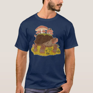 Aesthetic Cottagecore Mushroom Turtle & Snail T-Shirt