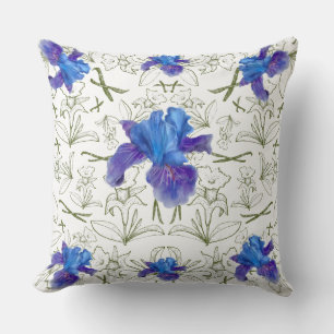 aesthetic cottagecore throw pillow