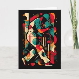 Aesthetic Cricketer On Athletic Sports Cricket Card