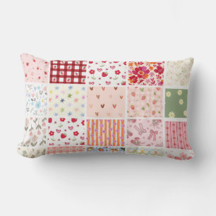 Aesthetic Cute Coquette Floral Lumber Pillow