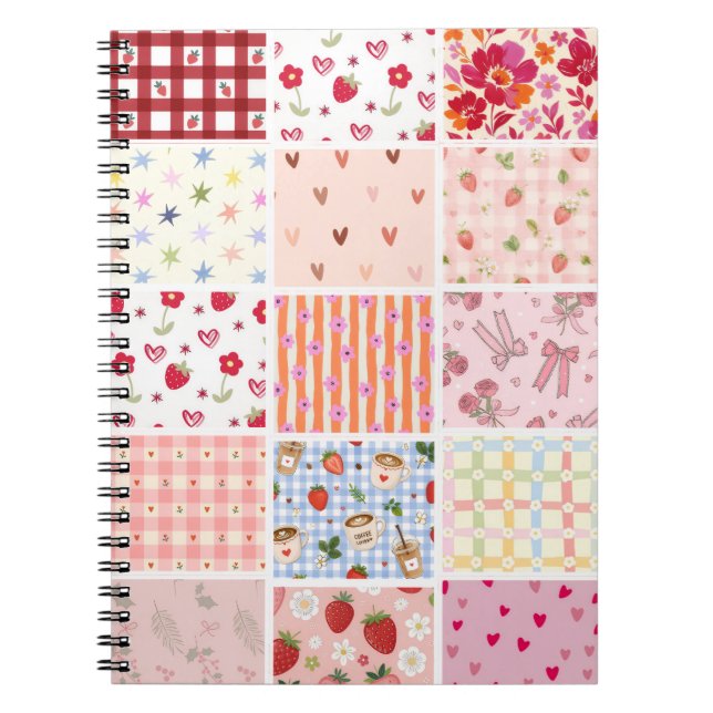 Aesthetic Cute Coquette Notebook  (Front)
