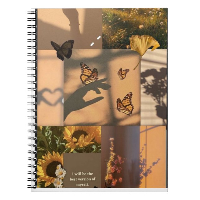 Aesthetic cute journal notebook for Women  (Front)