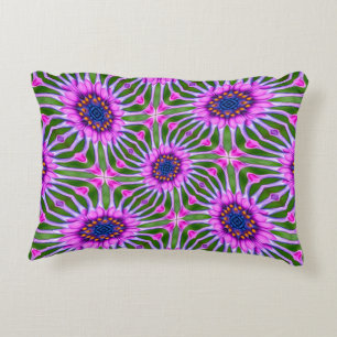 Aesthetic Daisy Pattern Accent Pillow