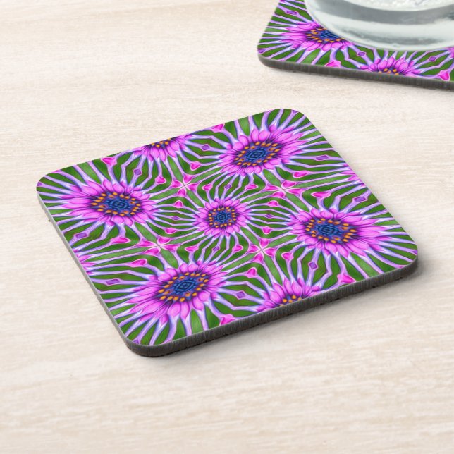 Aesthetic Daisy Pattern Coaster (Left Side)
