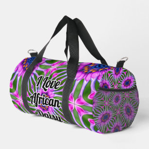 Aesthetic Daisy Pattern Duffle Bag