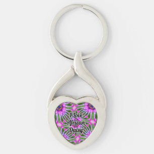Aesthetic Daisy Pattern Keychain