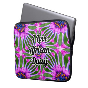 Aesthetic Daisy Pattern Laptop Sleeve