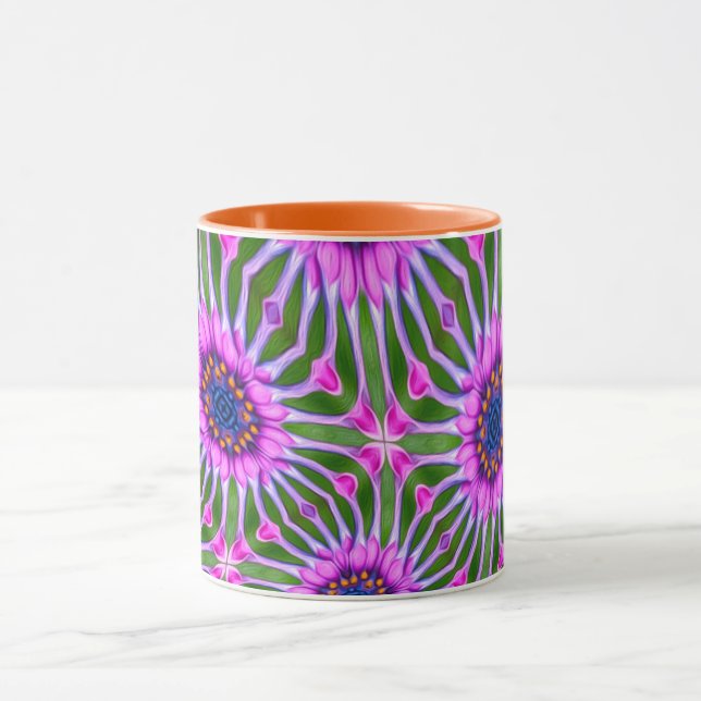Aesthetic Daisy Pattern Mug (Center)