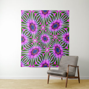Aesthetic Daisy Pattern Tapestry