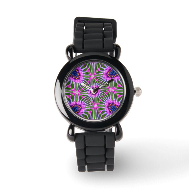 Aesthetic Daisy Pattern Watch (Front)